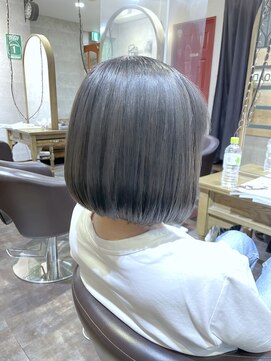 ミエルヘアーエスト 新宿店(mielhair est) グレージュボブ【新宿】