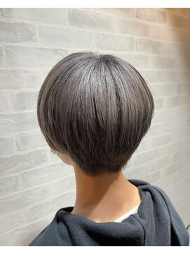 クラッチバイシオンアグリゲイト(CLUTCH by Zi-on aggregate) ブルーシルバー×メンズライクショート/ブルーグレージュ