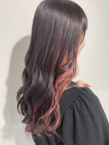 リースリー(Re.3 connecting beauty)&nbsp;デザインカラー☆ディープバイオレット×インナーサクラピンク