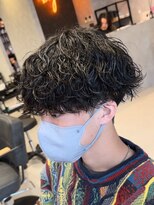 アビー(ABEY)&nbsp;波巻きスパイラルパーマ刈り上げマッシュ