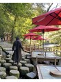 アオゾラヘアー フジサキグウ(AOZORA HAIR FUJISAKIGU) 旅に出たら、その土地の名所、ご飯とお酒が１番の楽しみです♪