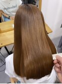 20代 30代 40代髪質改善カラーアッシュベージュ艶感ストレート