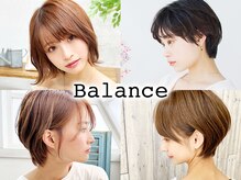 バランス(Balance)の雰囲気（外国人のような透明感のある髪色や、さりげないデザインカラー）