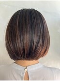 大人のシンプル×ミニマムボブ