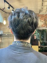 アンリ(Henri)&nbsp;[オカダケント]シースルーアシンメトリーメンズショートヘア