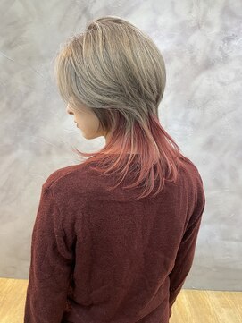 シキ(SIKI) グレージュ×ブラットオレンジ