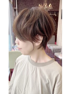 アース 大曽根店(HAIR&MAKE EARTH) 30代40代丸みショートヘア