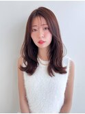 《Agu hair》くびれ落ち着きセミロング×numberA.ヘアバター