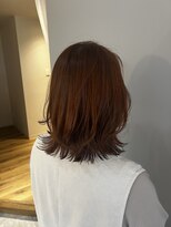 パラゴ(PARAGO.)&nbsp;《緑橋/城東区/女性サロン》ブリーチなしオレンジカラー☆