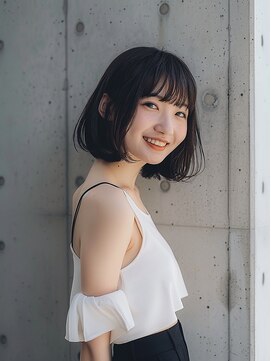 シュシュ 宜野湾店(chou chou) デザインカラー/レイヤーカット/ウェットヘア/オリーブベージュ