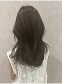 初カラー×オリーブグレージュ