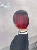 黒髪カタロググレーベージュレイヤーロングアッシュカラー
