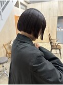 何にでも似合うシンプルボブ