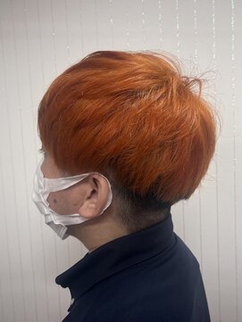 ウサギジュニア(ウサギjr.) メンズカット ブリーチ カラー