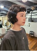 （stylist高橋）伸ばしかけショートボブパーマ