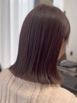 ソヨン 栄2号店(SOYON)&nbsp;《大人ボブ/切りっぱなし/チョコレートブラウン》