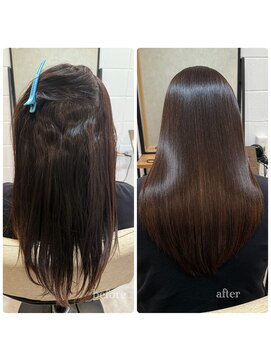 イフ 神戸元町 三宮(if.) 超高濃度水素プレミアムエイジングケアストレート＃縮毛矯正