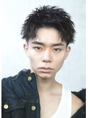 清潔感 × 無造作束感! アップバング×ツイストショート