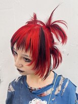 クク(QUQU)&nbsp;赤黒デザイン　ミニウルフ