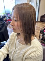 美容室ヒラトヤ 仙北店&nbsp;艶感たっぷりオリーブベージュ