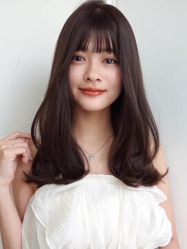 コート 表参道(Cote) cote ミディアム　レイヤー　くびれ　ベージュ　丸顔