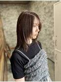 レイヤーカット×シナモングレージュ×髪質改善