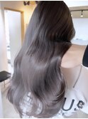 ★デジタルパーマミニウルフチェリーブラウンホワイトグレージュ