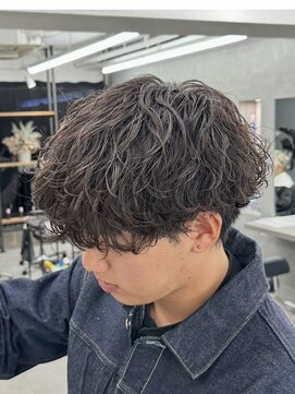 オーバルバイアピッシュ(OVARL by apish) 波巻きスパイラル、シャドウパーマ、波巻きパーマ、ツイスパ