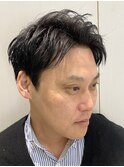 ビジネス/ショート/刈り上げ/アップバング/ツーブロック