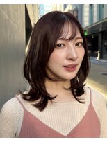 ガーデン 銀座(GARDEN)&nbsp;ミディアム/顔周りレイヤー/小顔/ココアベージュ/20代30代/銀座