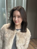 ブラン(Blanc Aoyama)&nbsp;レイヤーカット/顔まわりカット/ブリーチなし/ボブ/ミディアム