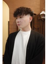 エディ(Edy)&nbsp;メンズスペインカールマッシュ刈り上げケアパーマ眉毛カット岡山