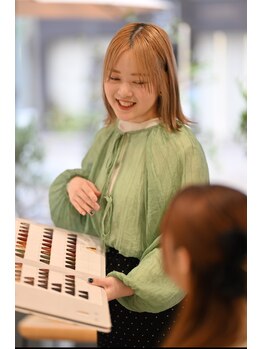 ジョイヘアー 府内店(JOIE hair)の写真/暖色系カラーはおまかせ♪ダメージレスでかわいい艶髪にしましょう