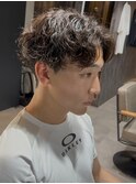緩めシャドウパーマ