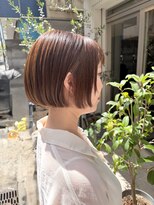 ロミバイリー(Romi by Lyee)&nbsp;首がすっきり見えるコンパクトなミニボブand眉上かわいい前髪