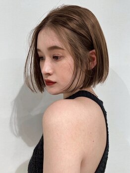 リン 原宿(RiN.)の写真/お洒落に敏感な方から熱烈支持♪透明感のあるニュアンスたっぷりhairに。レイヤーカットやボブのカットが◎
