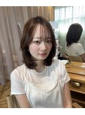 伸ばしかけでも可愛いレイヤーミディ