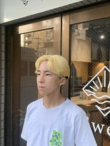 スウェル 押上店(Swell)&nbsp;ブロンド×センターパート