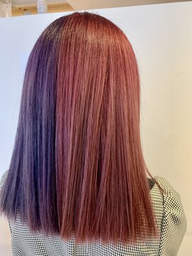アズールサン 草加西口店(azule-sun) ツートンカラー,パープル,ピンク,ダブルカラー【草加】