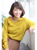 大人ふんわりボブ