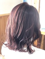 ララテラス(LaLa Terrace)&nbsp;ルージュピンク×セミウェットルーズボブ