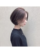 マウロア(MAULOA)&nbsp;"透け感カラー×抜け感丸みレイヤーボブ"ayumi