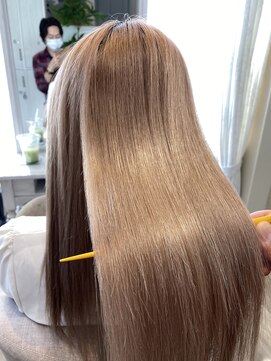 ブレスヘアーデザイン(BLESS HAIR DESIGN) ブリーチ毛でも出来る縮毛矯正【美革ストレート】