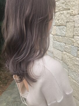 ヒート 佐久店(HEAT) やわらかグレージュ×ニュアンスカット