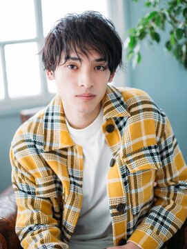 ヘアーアンドネイル ビーロード(Hair&Nail B Road) ナチュラルパーマスタイル/毛流れマッシュ/40代/50代/60代