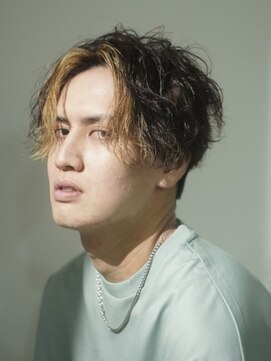 ソワン ドゥ ブレス 立花店(soin de brace) フェイスフレーミングマッシュ/刈り上げセンターパート