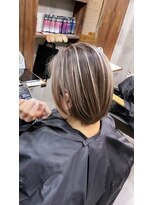 ラフ(LAFF)&nbsp;#黒髪#ボブルフ#ネビージュ#小顔#ワンレン