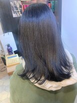 シエルバイアフロート(ciel by afloat)&nbsp;〈藤間〉ブリーチカラー/韓国ヘアブルーブラック