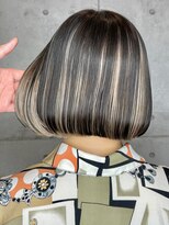 マックス フォー ヘアー(MAX FOR HAIR) 【デザインカラー】綺麗なボブ×高めインナーカラー◎
