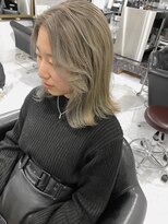 グラム 岡崎南店(gram)&nbsp;ミルクティーベージュ＿ハイトーン＿透明感＿韓国スタイル_53